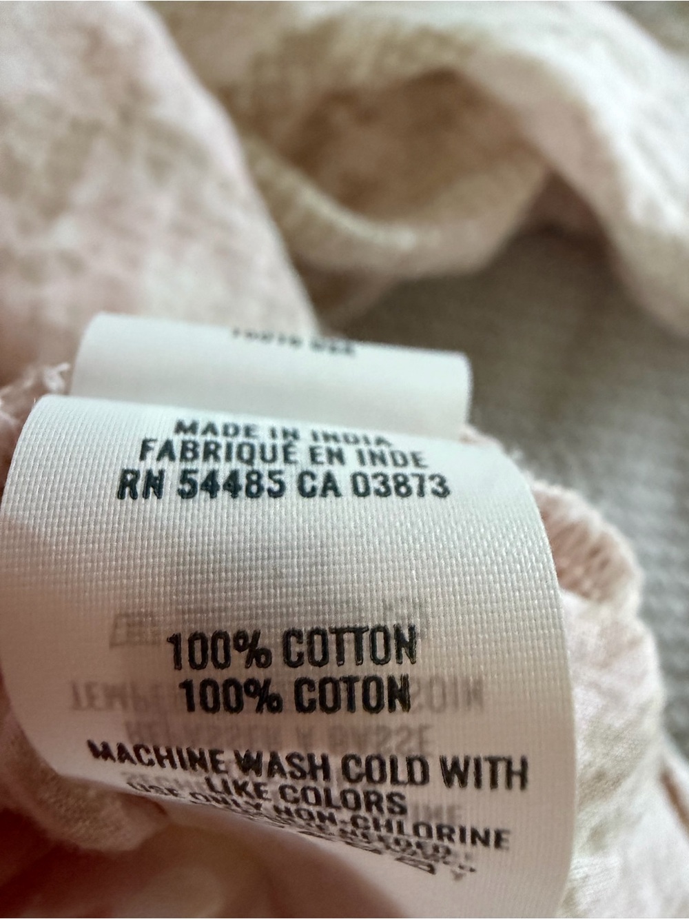 aerie Light Pink Printed Racerback Tank with Coral Trim - Picture 3 of 10